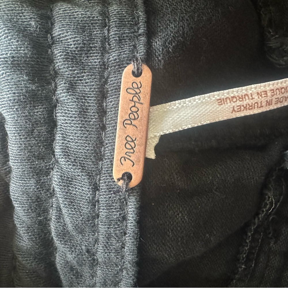 Free People Black Cargo Tie Waist Maxi Skirt - Picture 6 of 7